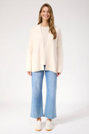 Ottawa Crop Cardigan - Natural
