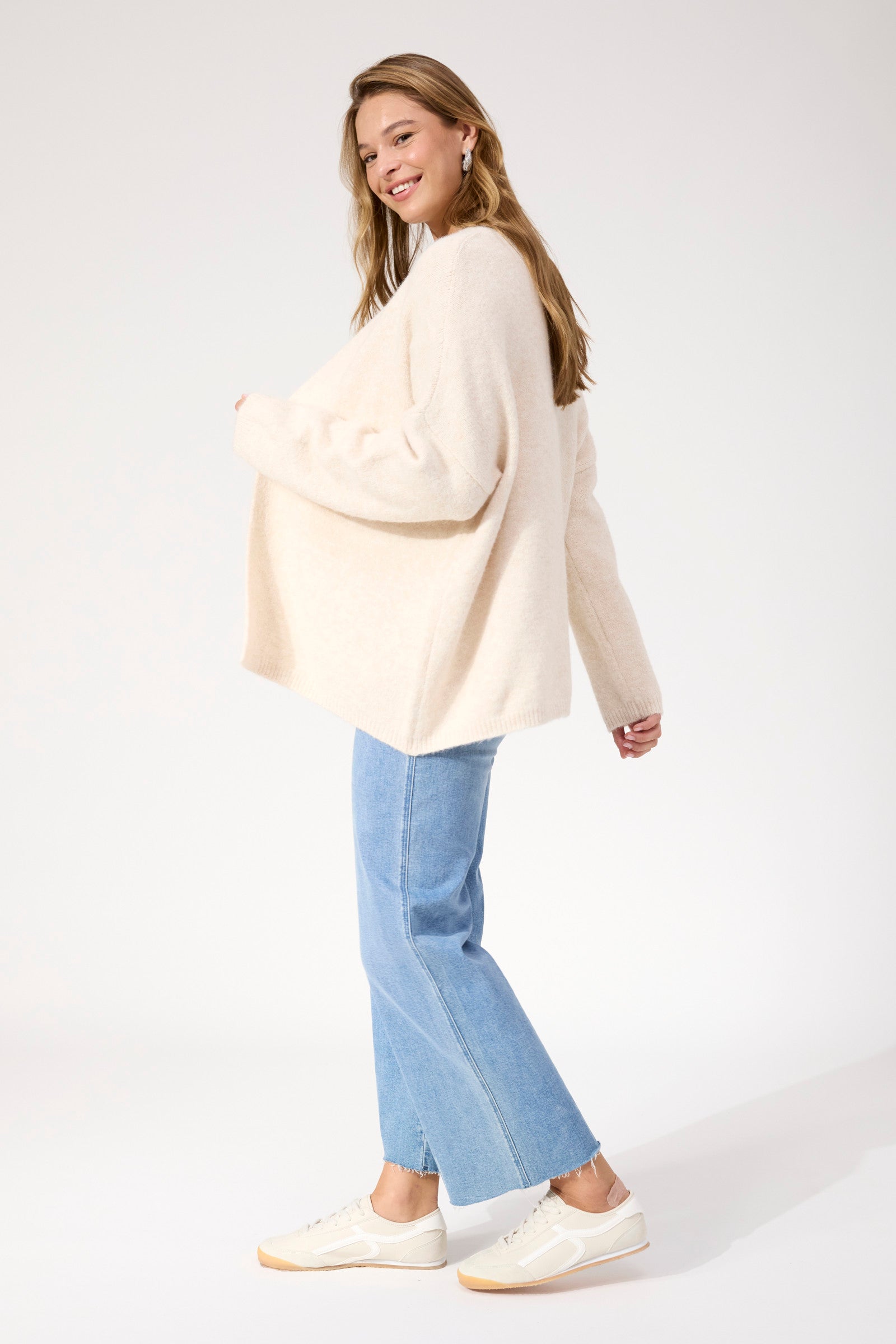 Ottawa Crop Cardigan - Natural