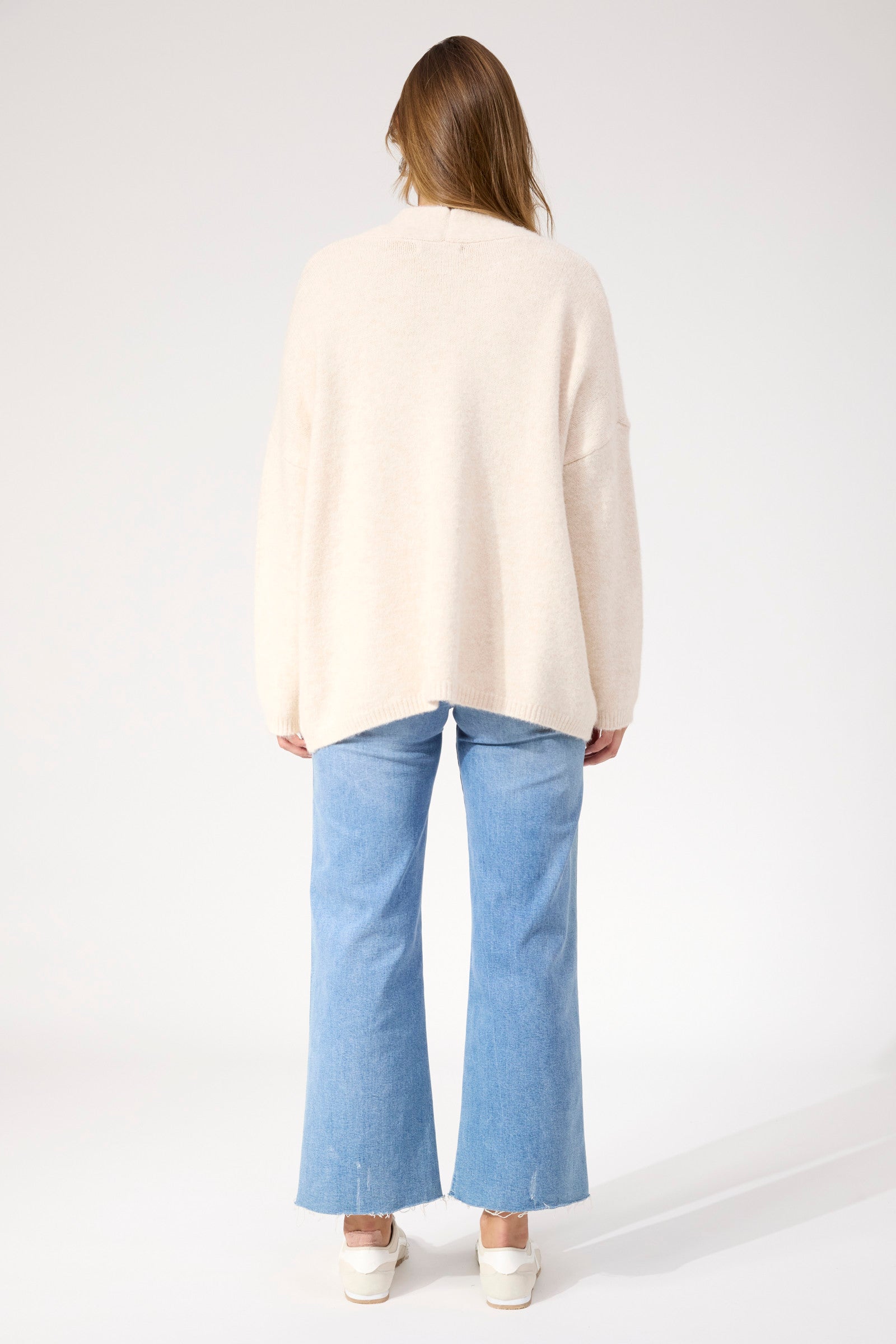 Ottawa Crop Cardigan - Natural