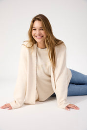 Ottawa Crop Cardigan - Natural