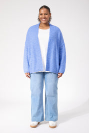 Ottawa Crop Cardigan - Blue