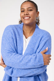 Ottawa Crop Cardigan - Blue