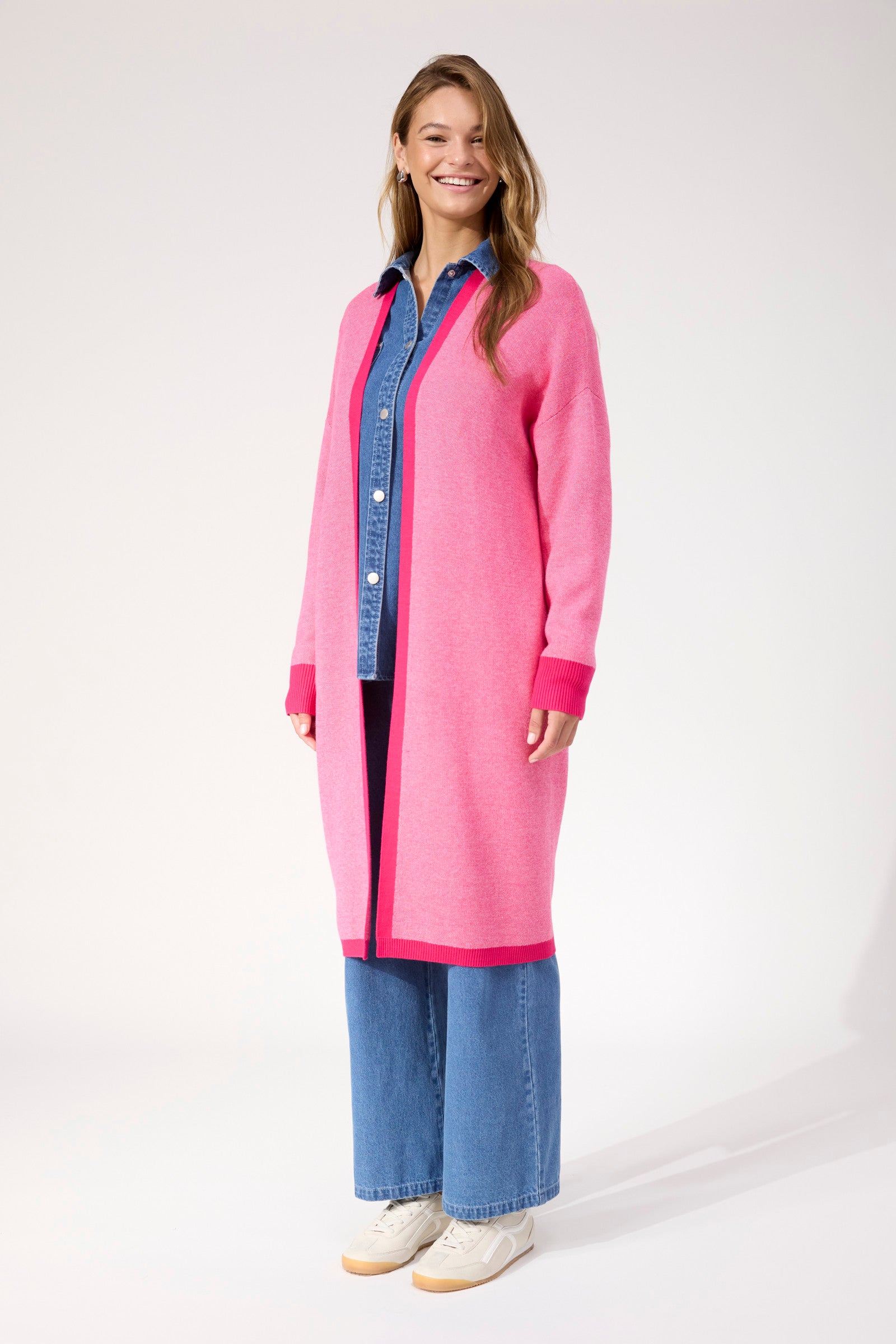 Monterosa Cardigan - Hot Pink