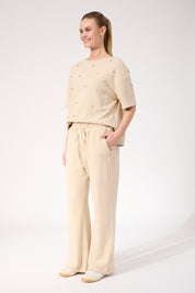 Boston Sweat Pant - Latte