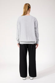 Boston Studded Sweatshirt - Grey