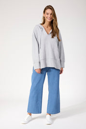 Boston Sweat Hoodie - Grey