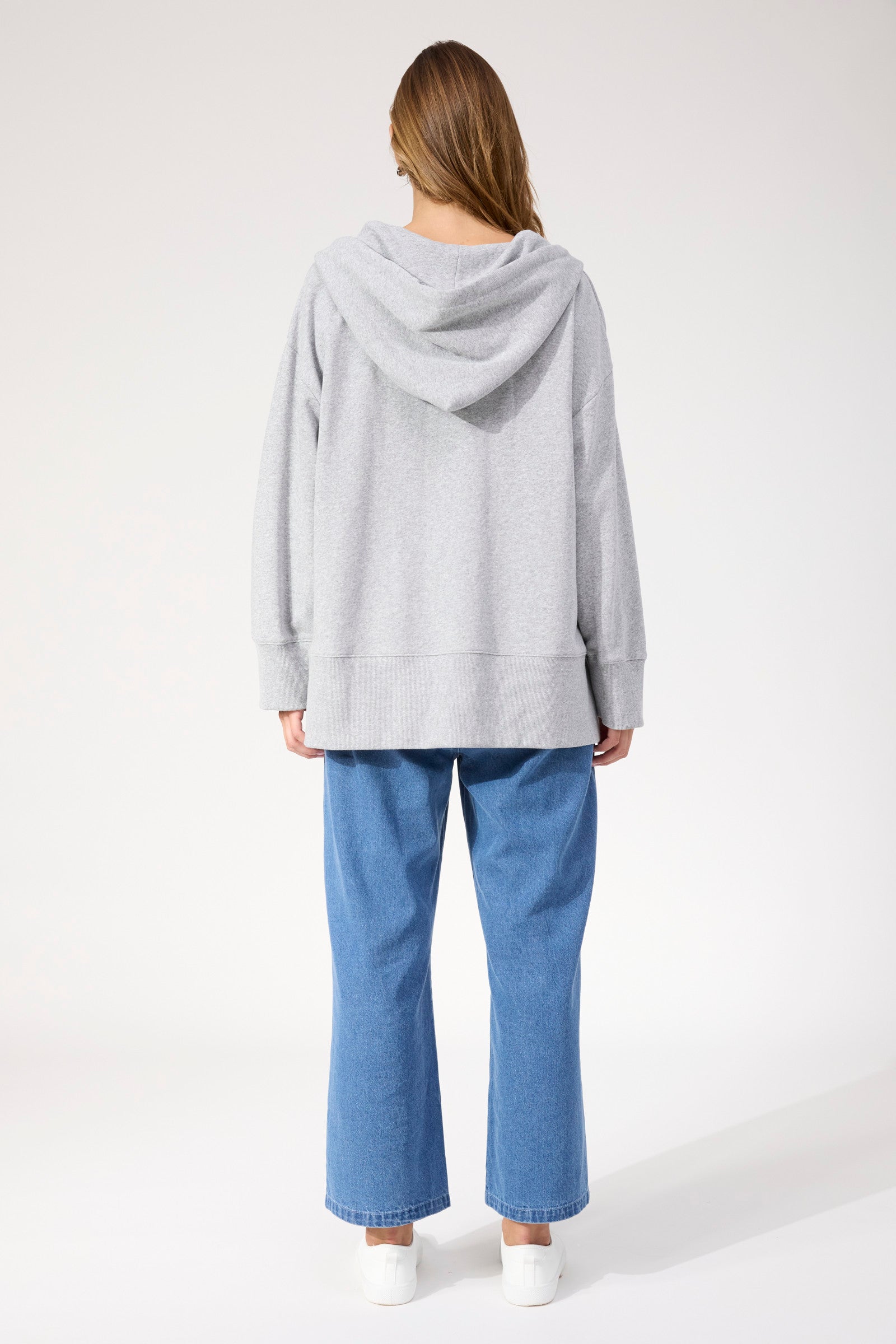 Boston Sweat Hoodie - Grey