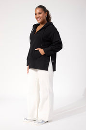 Boston Sweat Hoodie - Black