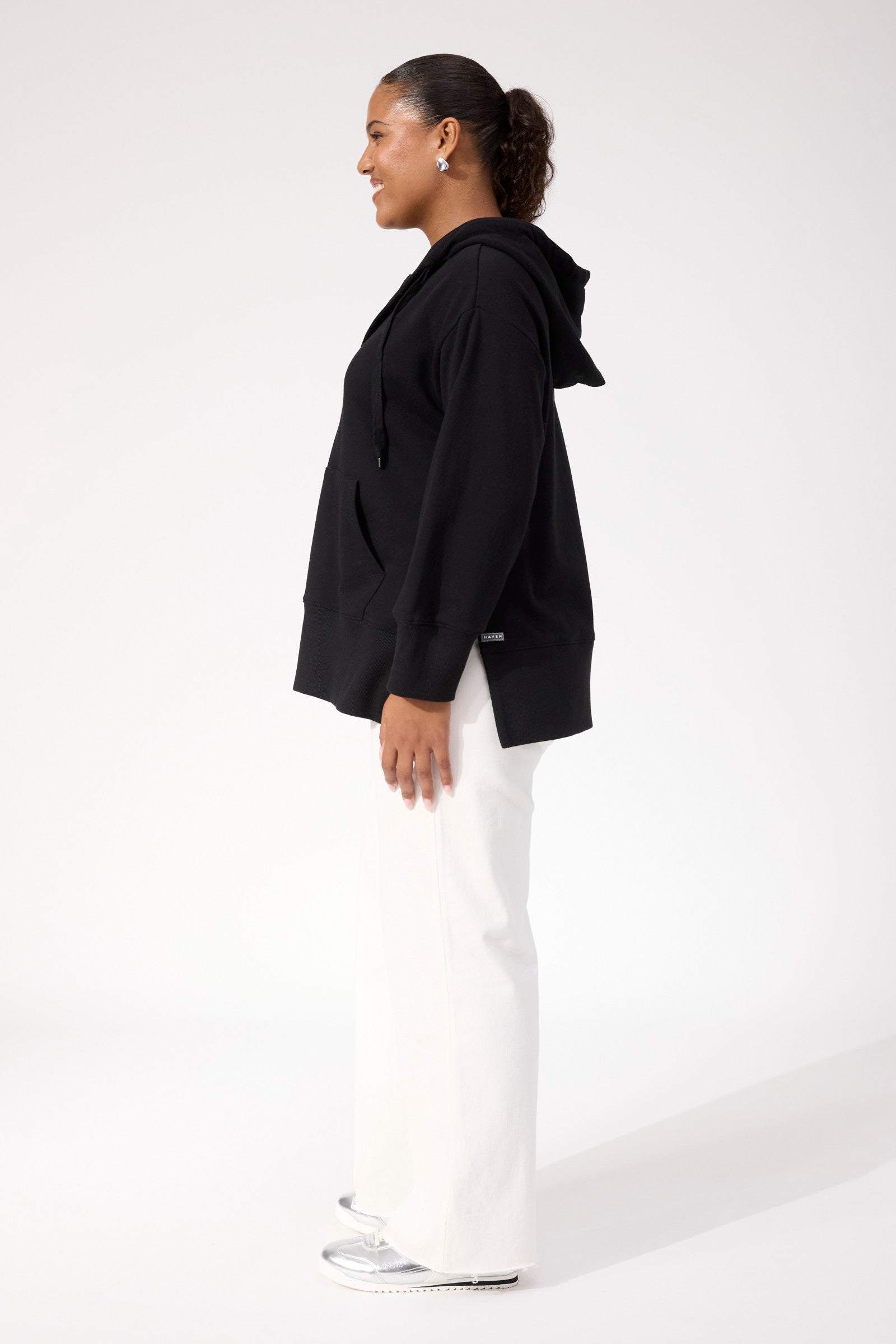 Boston Sweat Hoodie - Black