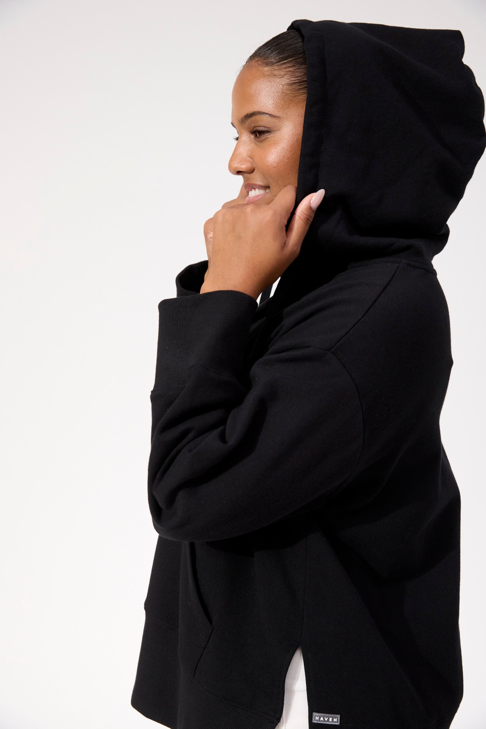 Boston Sweat Hoodie - Black