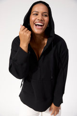 Boston Sweat Hoodie - Black