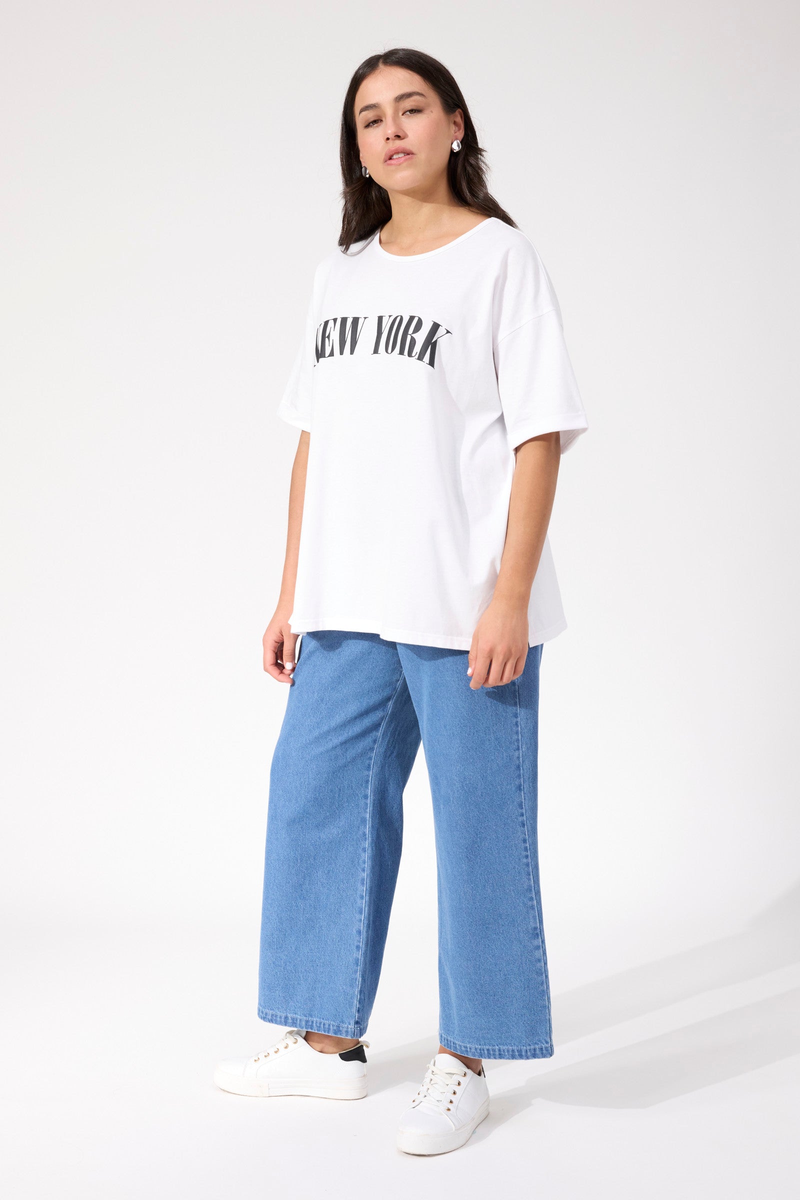 Boston Logo Tshirt - White