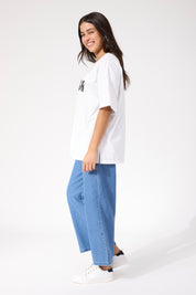 Boston Logo Tshirt - White