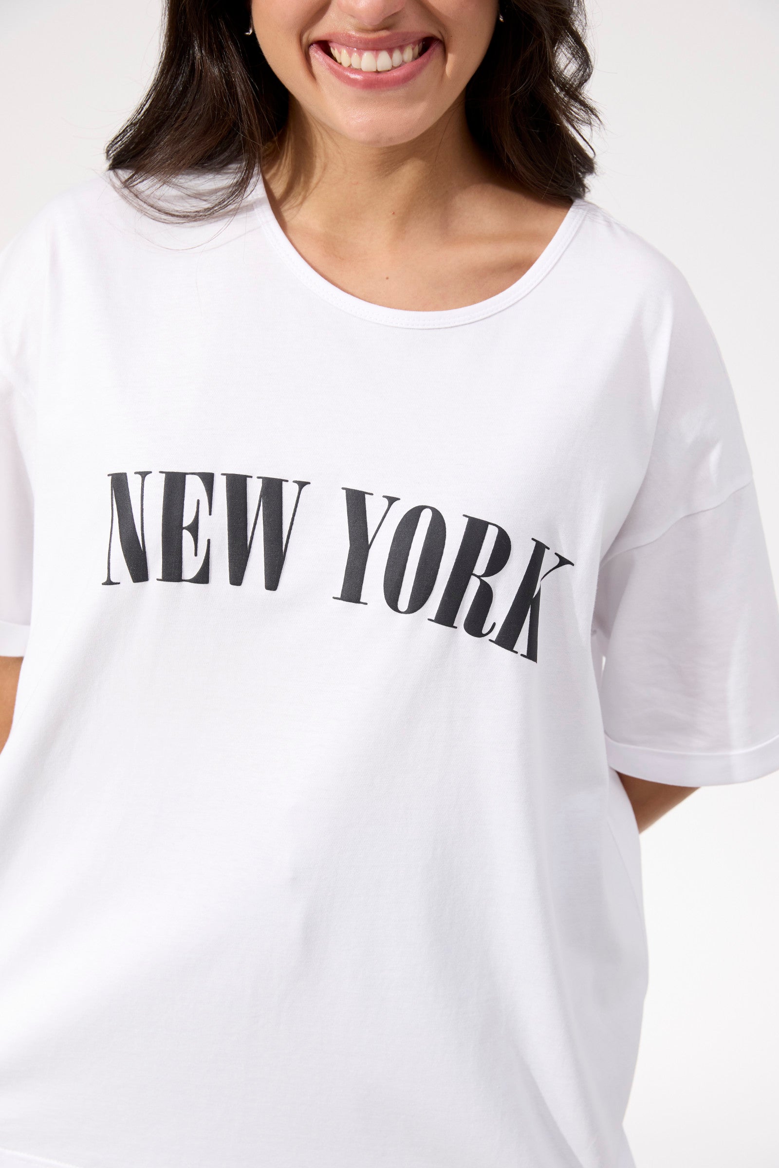 Boston Logo Tshirt - White