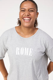 Boston Logo Tshirt - Grey