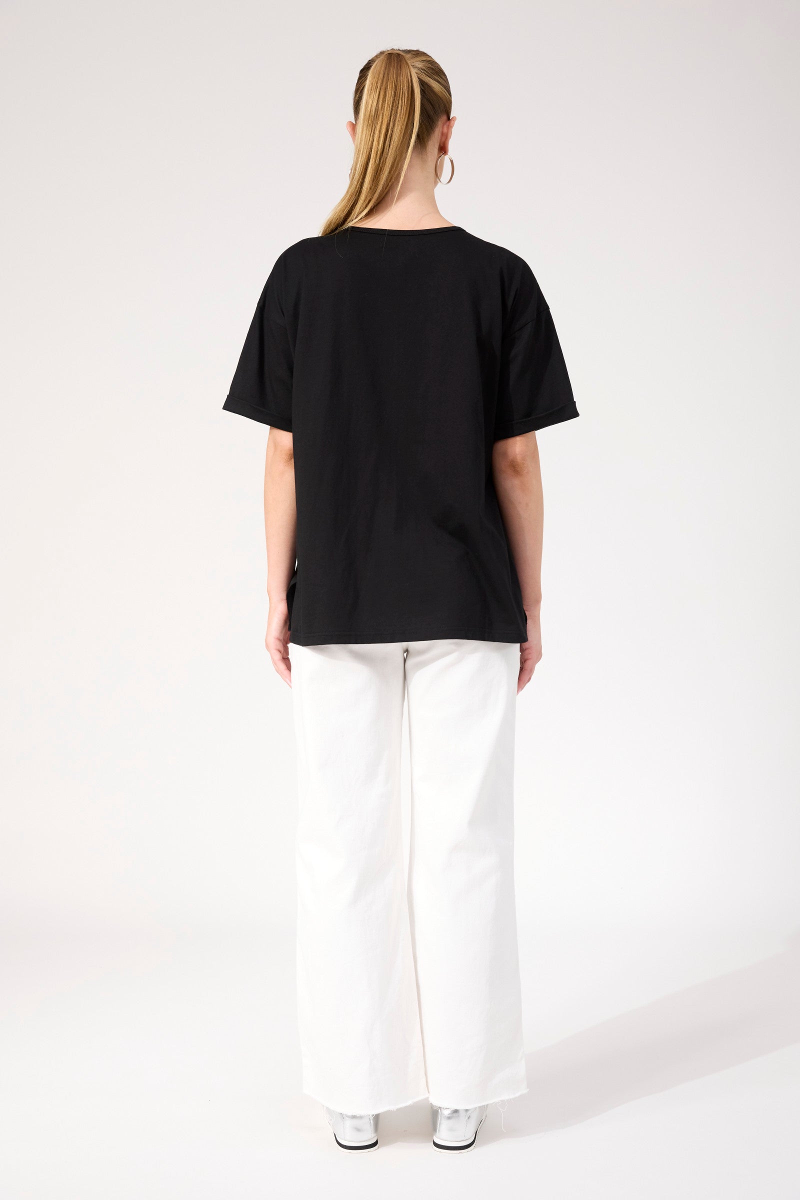 Boston Logo Tshirt - Black