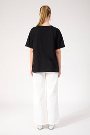 Boston Logo Tshirt - Black