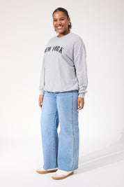 Boston Logo Sweatshirt - Grey