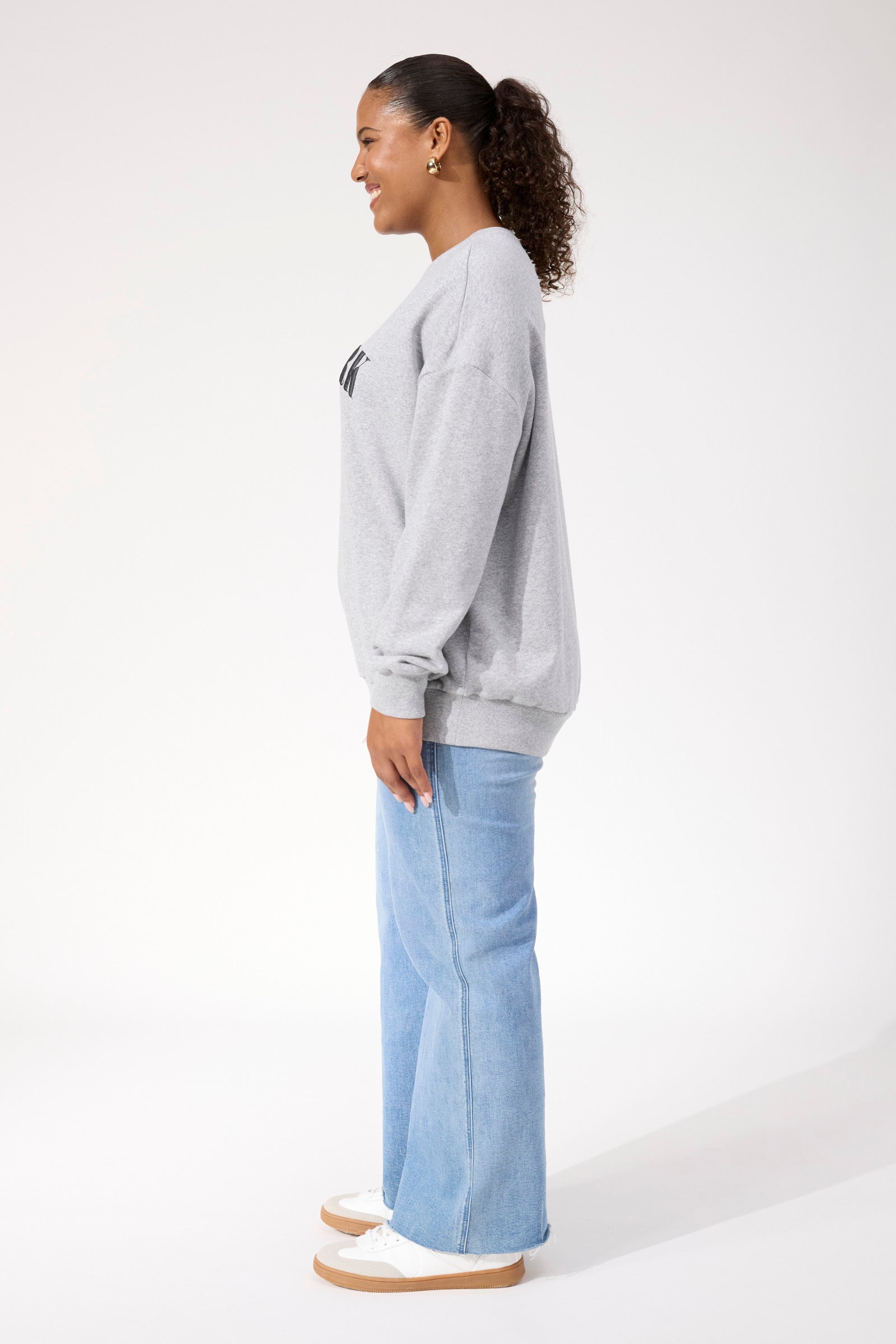 Boston Logo Sweatshirt - Grey