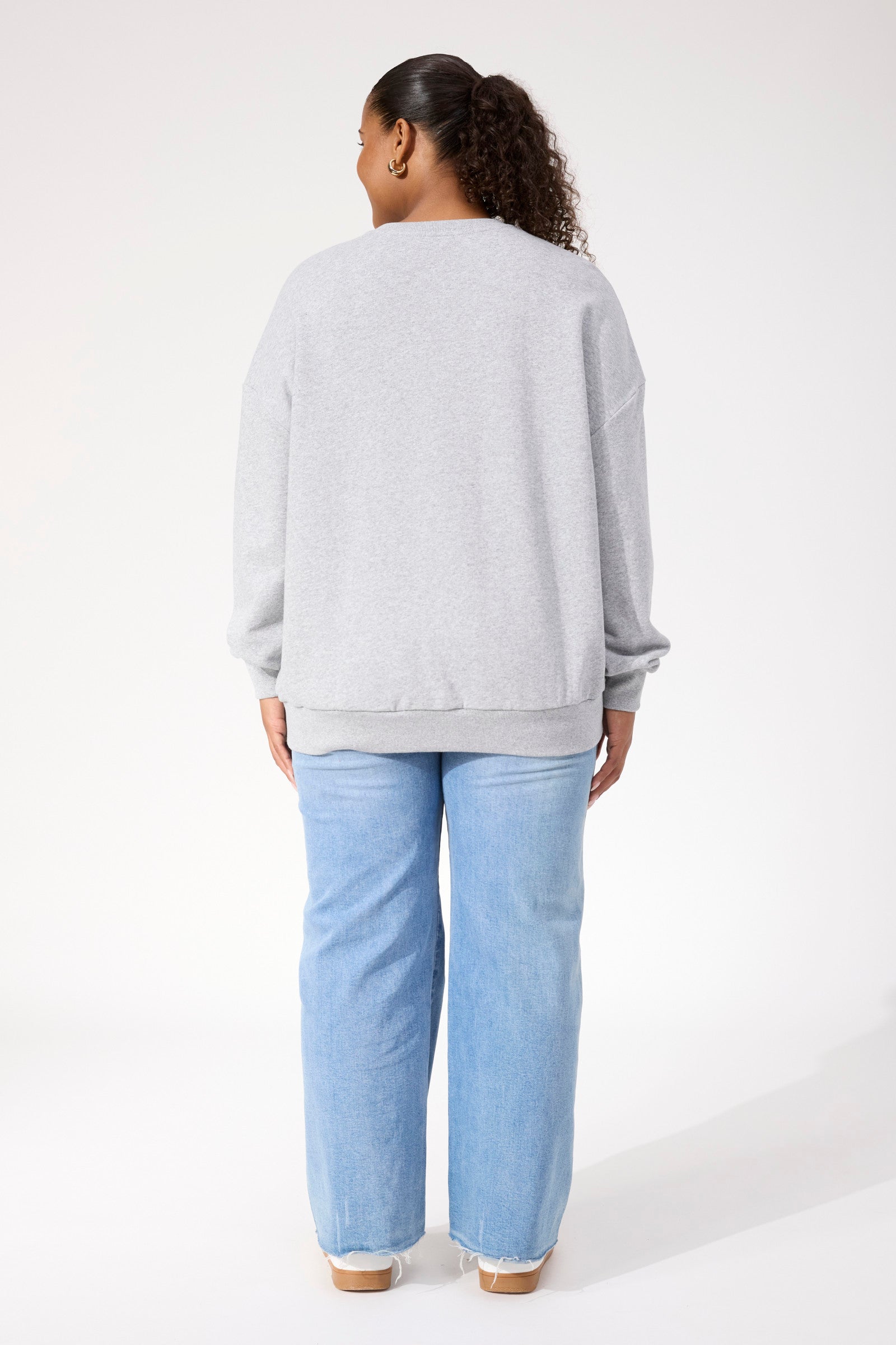 Boston Logo Sweatshirt - Grey