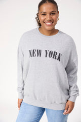 Boston Logo Sweatshirt - Grey