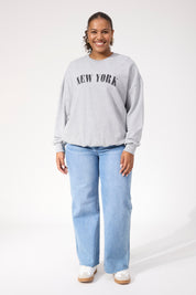 Boston Logo Sweatshirt - Grey