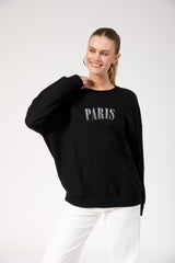 Boston Logo Sweatshirt - Black