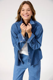 Denver Denim Shirt - Blue