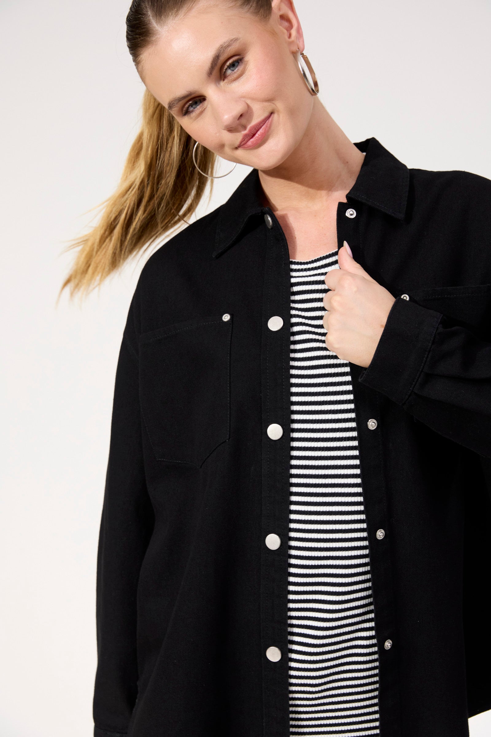 Denver Denim Shirt - Black