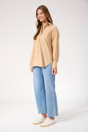 Fairbanks Stripe Shirt - Latte