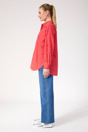 Fairbanks Stripe Shirt - Red