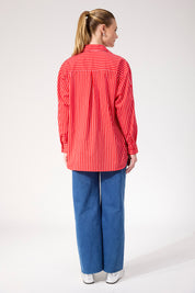 Fairbanks Stripe Shirt - Red