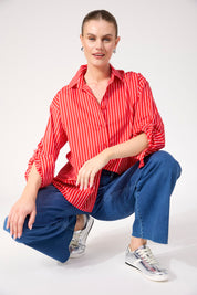 Fairbanks Stripe Shirt - Red