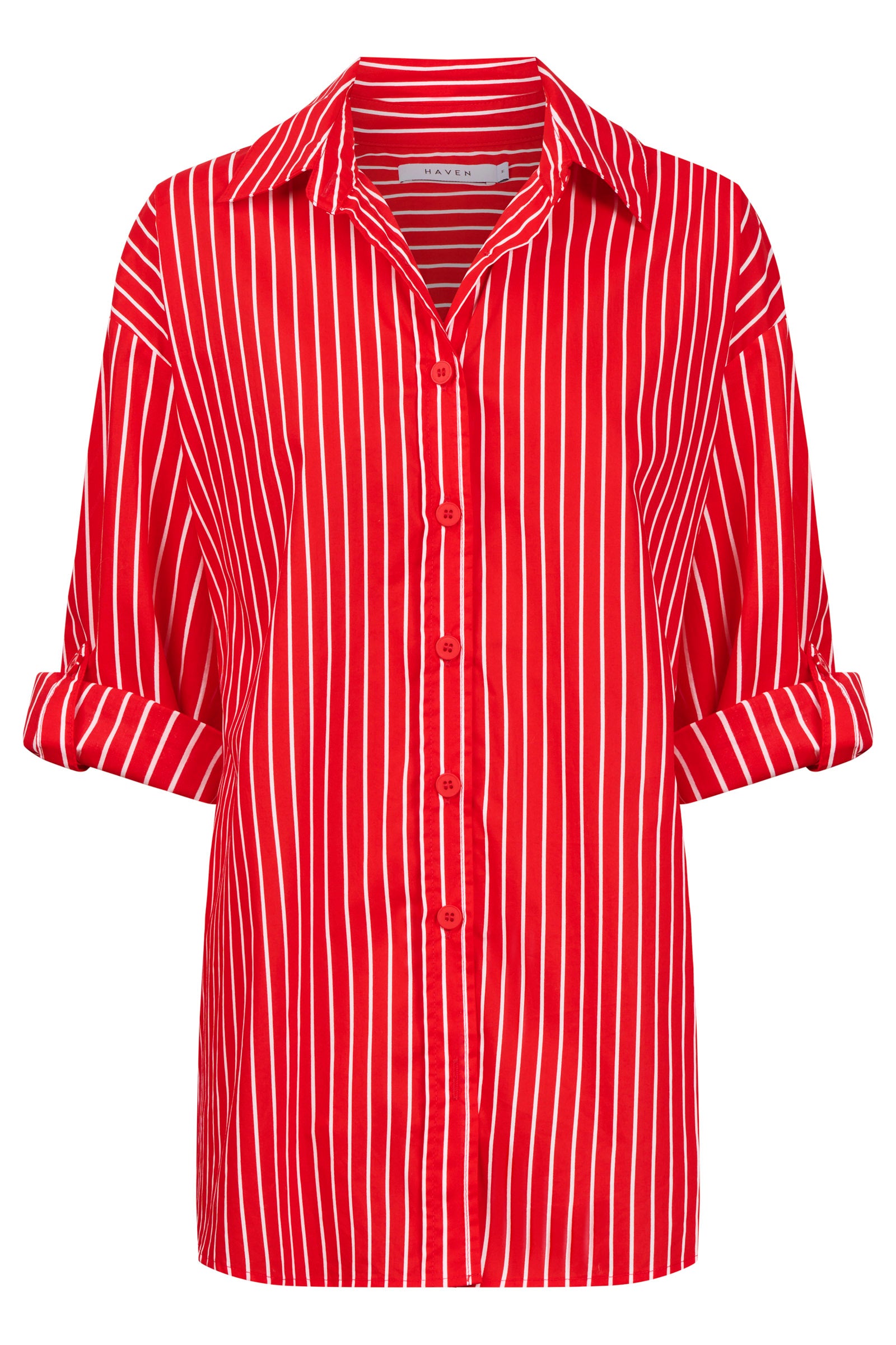 Fairbanks Stripe Shirt - Red