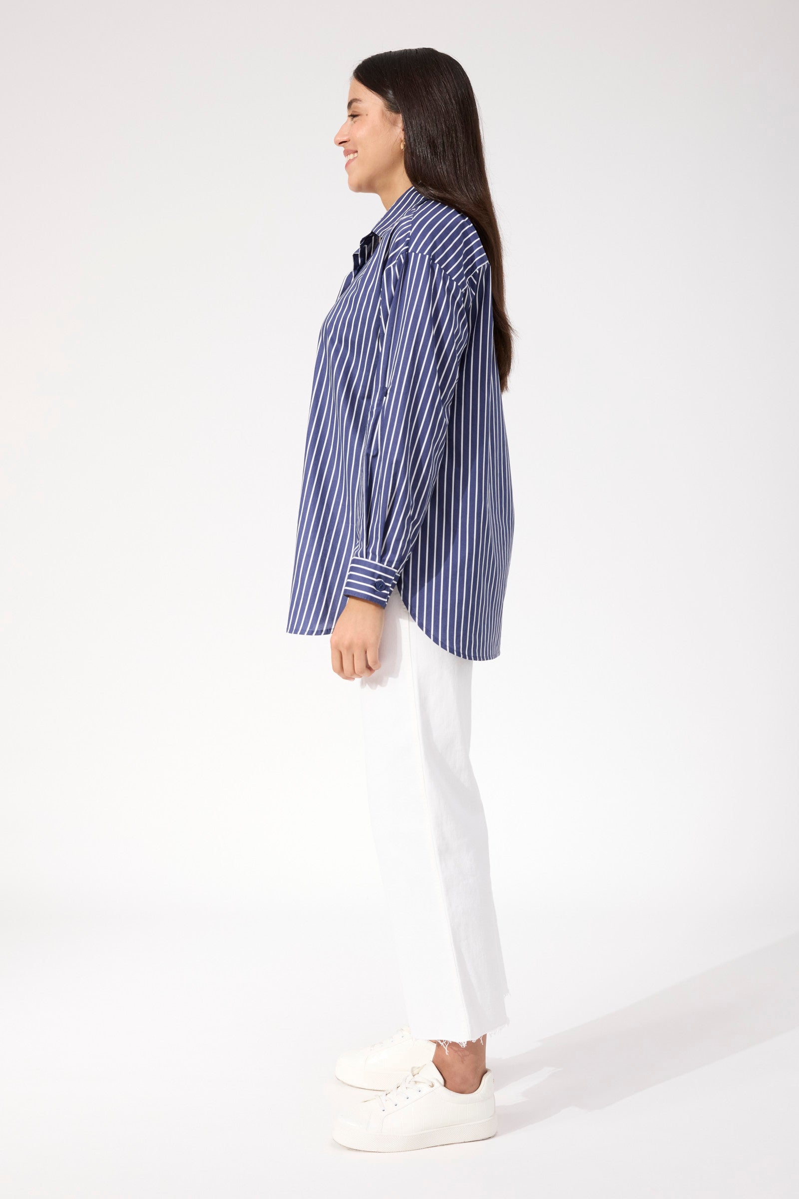 Fairbanks Stripe Shirt - Navy