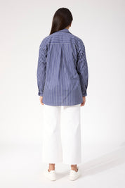 Fairbanks Stripe Shirt - Navy