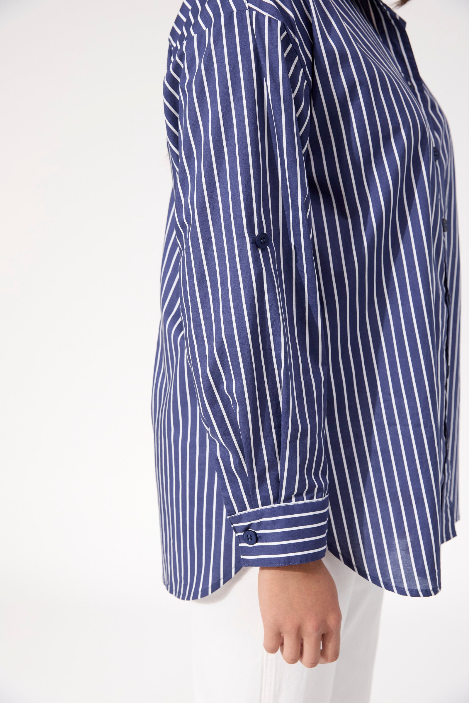 Fairbanks Stripe Shirt - Navy