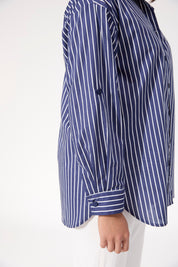 Fairbanks Stripe Shirt - Navy