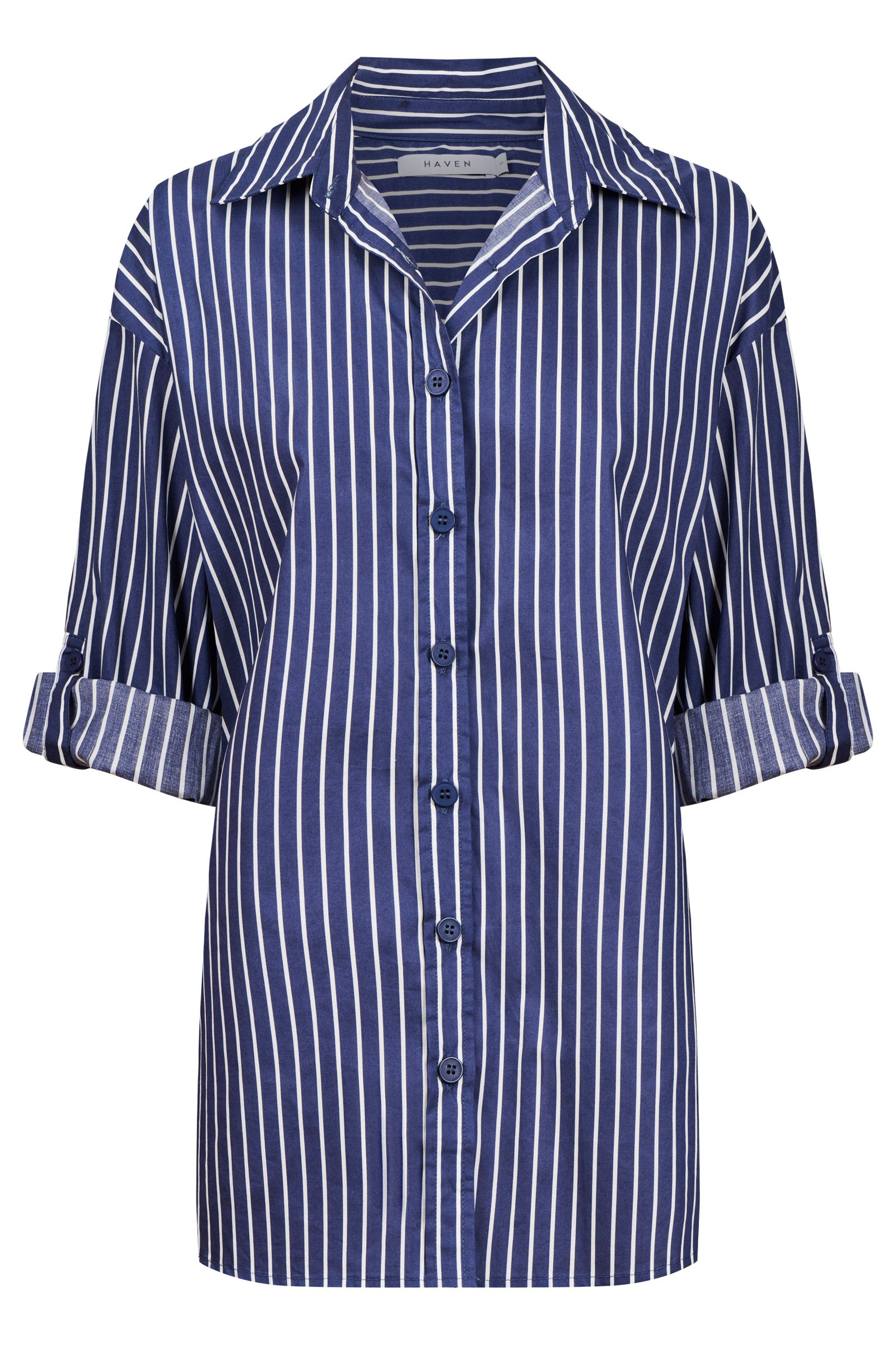 Fairbanks Stripe Shirt - Navy