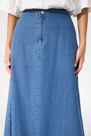 Denver Denim Skirt - Blue