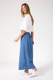 Denver Denim Skirt - Blue