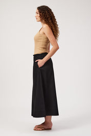 Denver Denim Skirt - Black