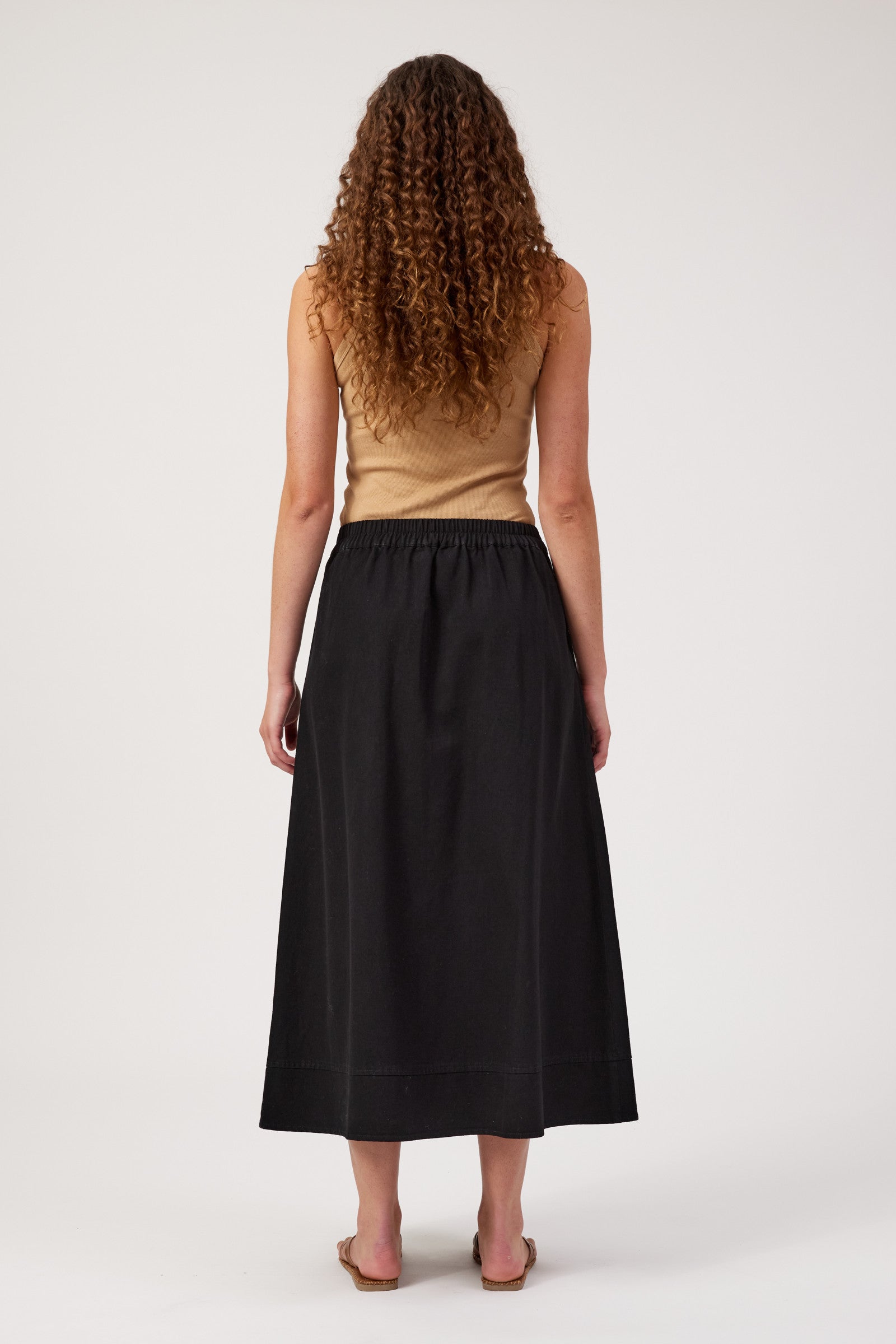 Denver Denim Skirt - Black