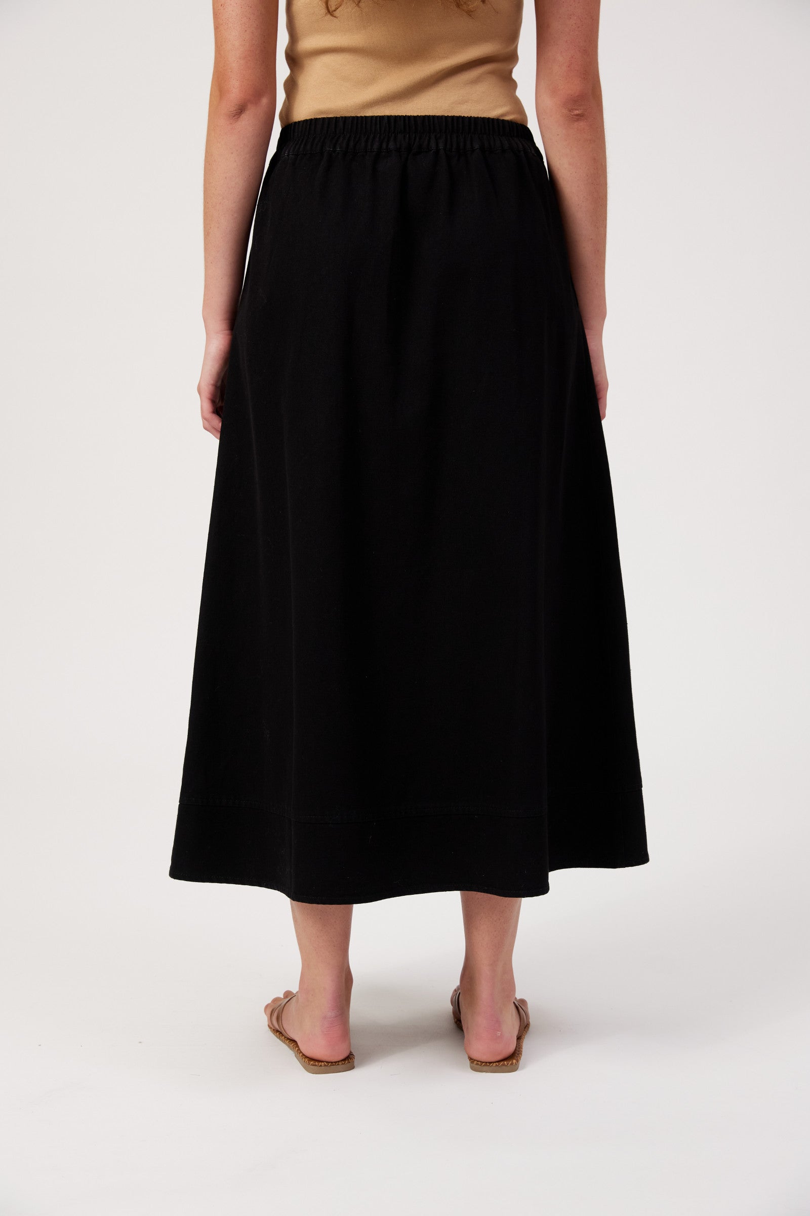 Denver Denim Skirt - Black