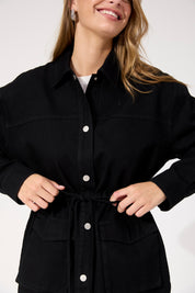 Denver Denim Jacket - Black