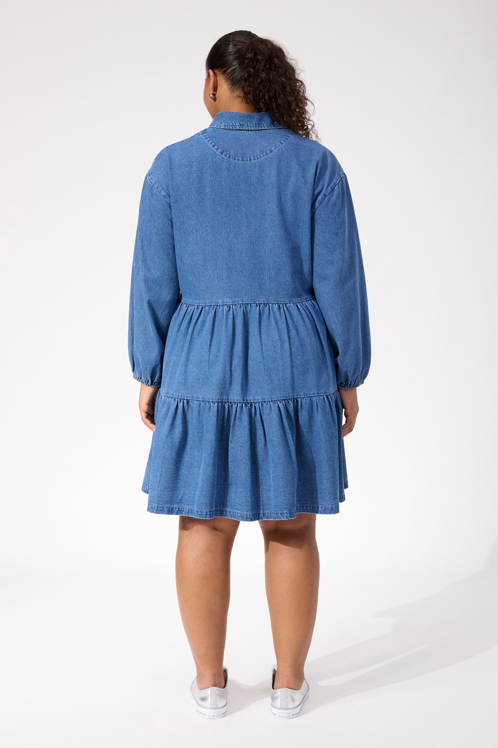 Denver Denim Dress - Blue