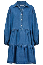 Denver Denim Dress - Blue