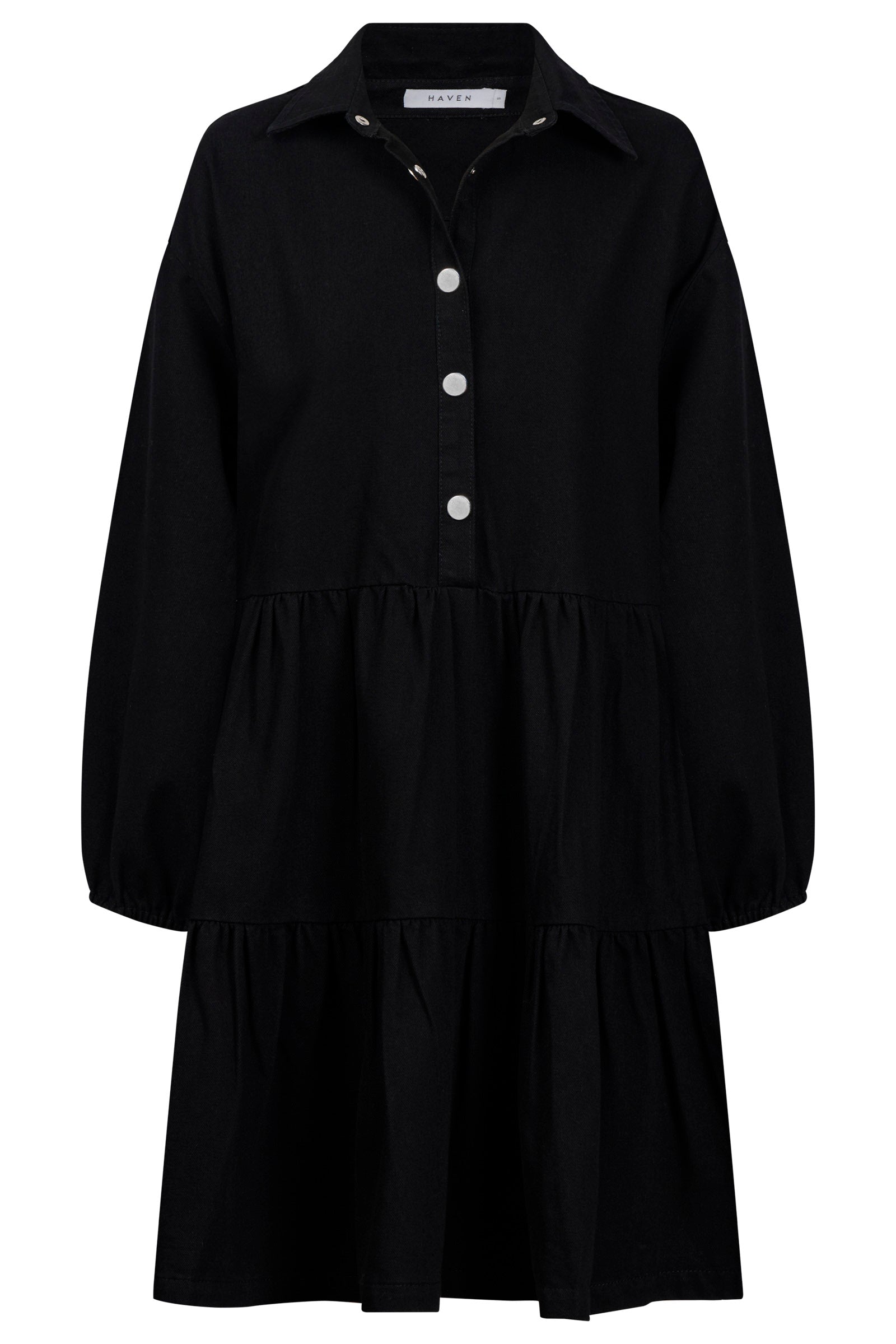 Denver Denim Dress - Black