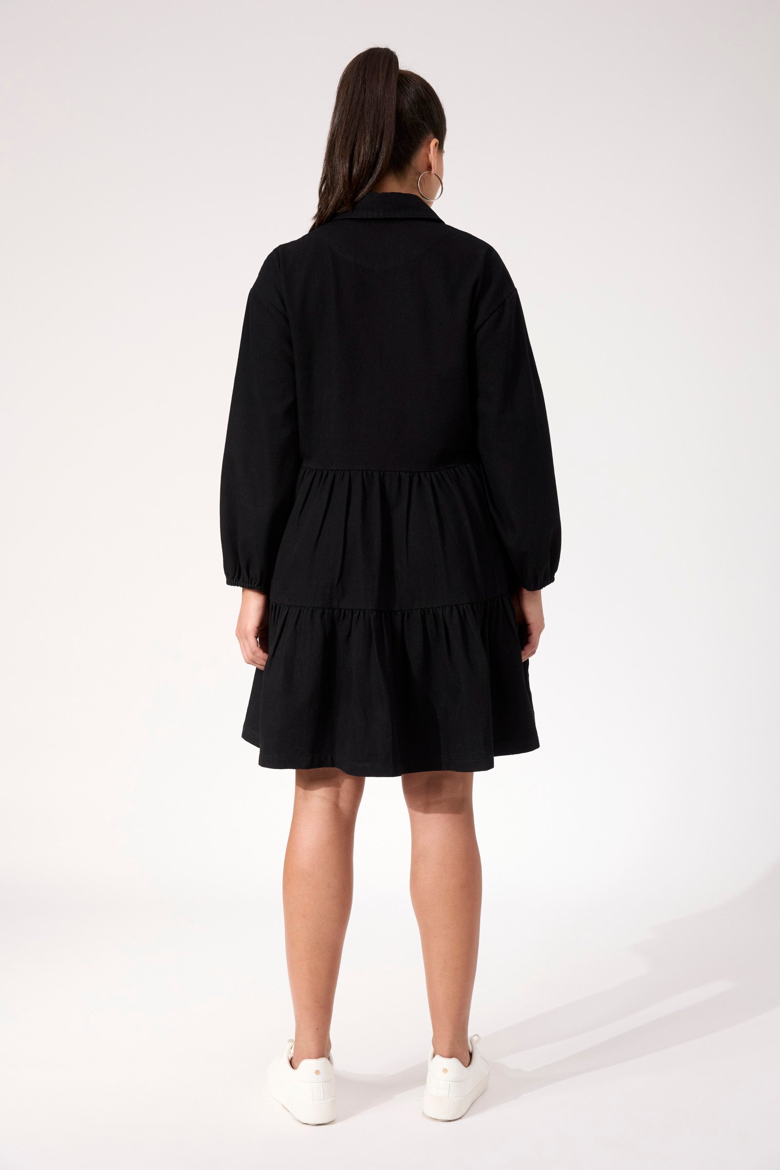 Denver Denim Dress - Black