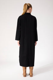 Denver Denim Shirt Dress - Black